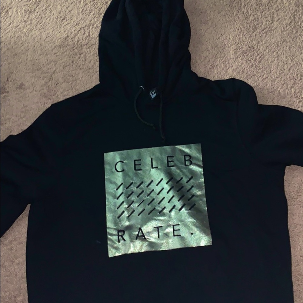 “Celebrate” black sweatshirt